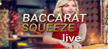 This is the best multi-camera live Baccarat for devotees who love the ritual of the squeeze. More than 15 cameras capture every subtle nuance of the game, with the vital appeal performed by the dealer captured in a series of tantalizing close-ups.

Taking online Baccarat gaming to a new dimension, Evolution Baccarat Squeeze keeps the action flowing while providing maximum suspense and authenticity. The dealer quickly reveals the cards in the hand associated with the lowest total bet and squeezes the cards in the hand associated with the highest total bet.